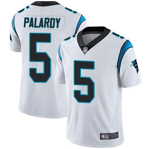 Carolina Panthers Limited White Men Michael Palardy Road Jersey NFL Football 5 Vapor Untouchable